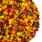 Sentovac Thanksgiving Autumn Sprinkles Edible Maple Leaves Fall Confetti Sprinkles for Cake Decorating Cookie Cupcake Topper Bak