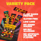Daal By Keen Crunchy Mung Bean Snacks - Variety Pack - Plant-Based Protein, High Fiber, Gluten Free & Nut-Free - Mix into Salads