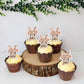 Keaziu 40-Pack Edible Wafer Paper Easter Cupcake Toppers - Rabbit Ears Party Decorations - Food Decor Appetizers Top Picks