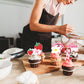 Foowztao 42Pcs Strawberry Cupcake Toppers, Edible Wafer Paper, Small, Picture15
