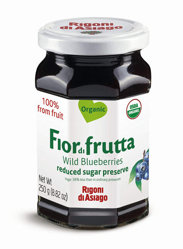 Rigoni Di Asiago Fiordifrutta Organic Fruit Spread, Wild Berries, 8.82 Ounce (Pack Of 6)