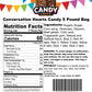 Candy Crate Conversation Hearts Candy 5 Pound Bag