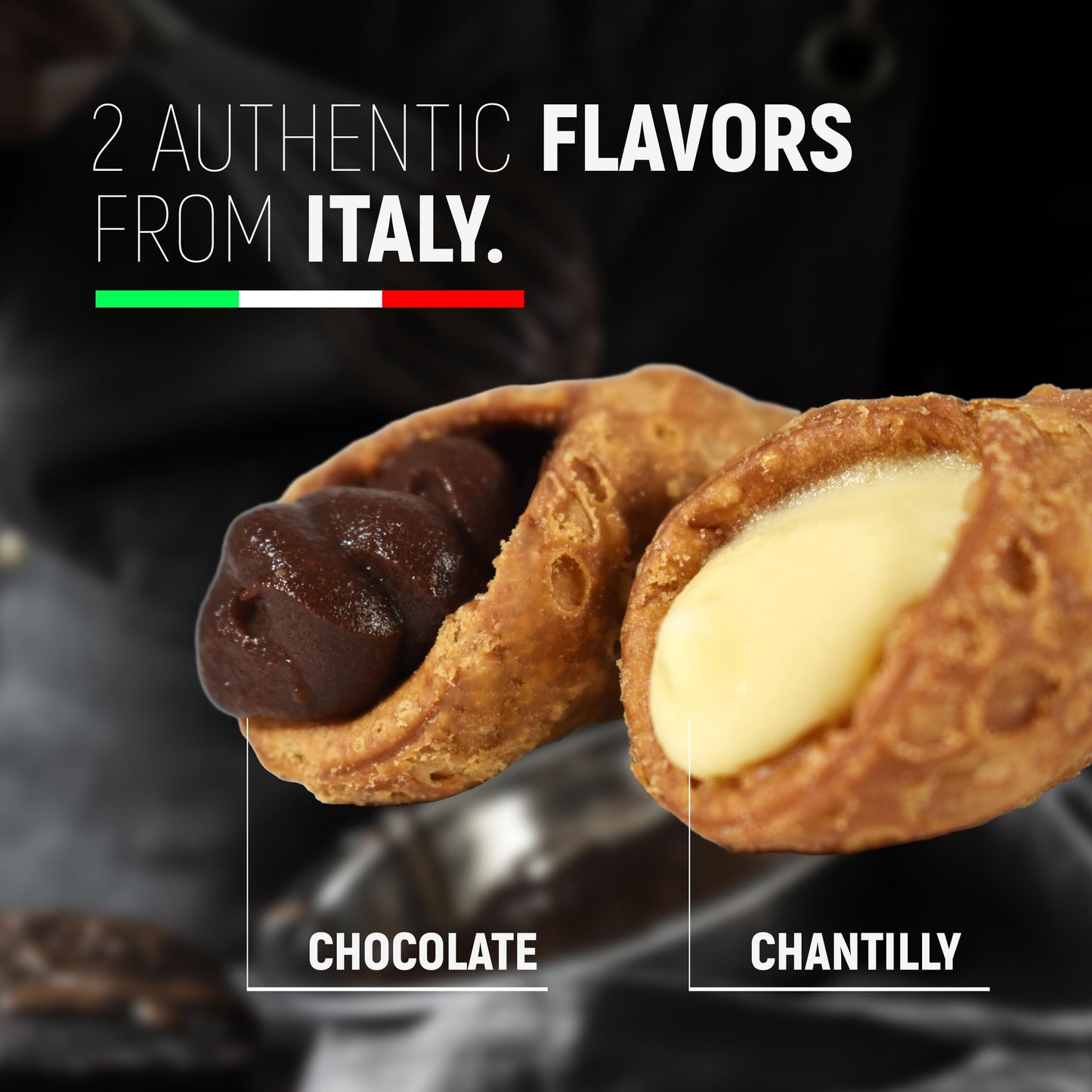 SIKALY Gourmet Cannoli DIY Kit - Christmas Cookies Gift Basket for Friends, Women, Men, or Grandma