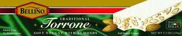 Bellino Torrone (Soft Nougat) With Almonds, 5.3 Ounce Box