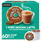 The Original Donut Shop Mocha One-Step Latte, Single Serve Coffee K-Cup Pod, Flavored Coffee, 60 Count (6 Packs Of 10)