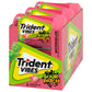 Trident Vibes SOUR PATCH KIDS Watermelon Sugar Free Gum, 240 Pieces, 6 Bottles, Crunchy