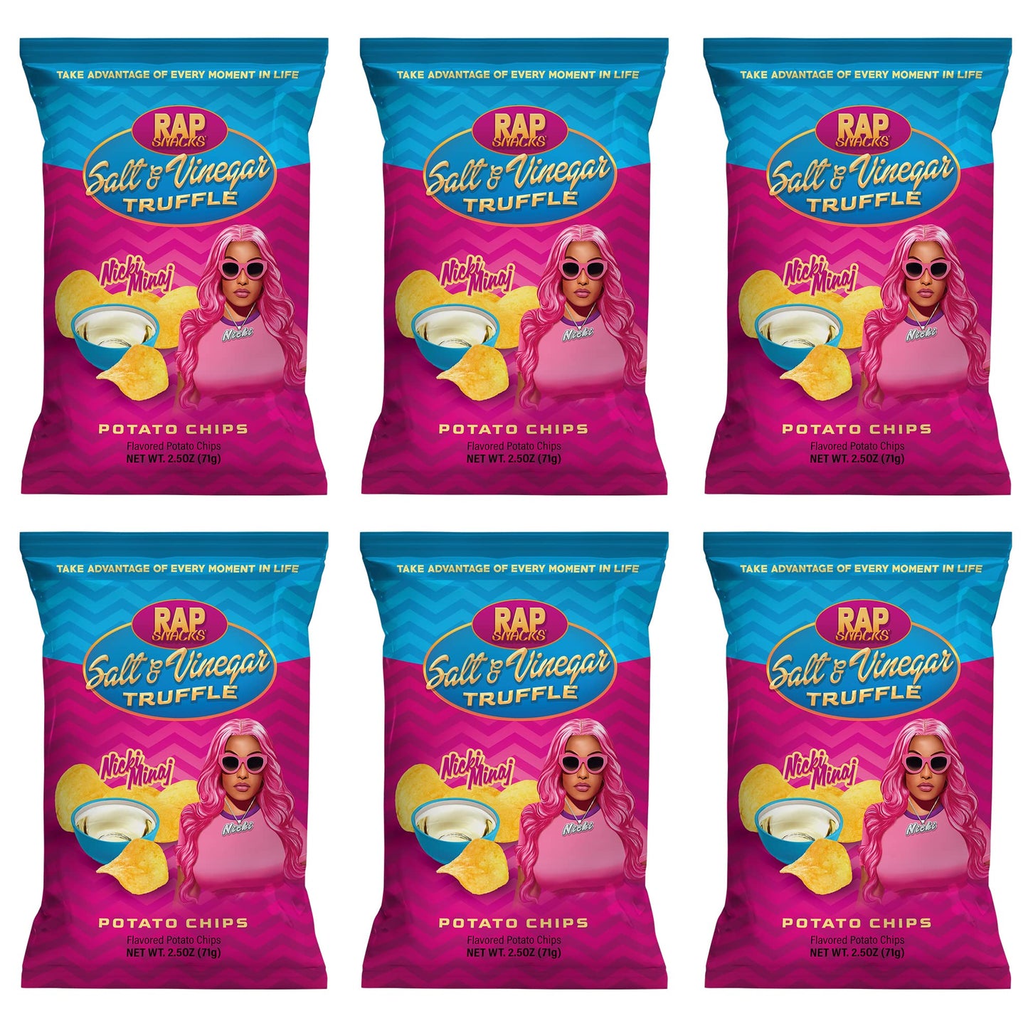 Rap Snacks Nicki Minaj Salt And Vinegar Truffle - Pack Of 6