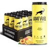 G.O.A.T. Fuel Energy Drink, Natural Caffeine, Electrolytes, BCAAs, 12 Fl Oz, Pack of 12, Peach Pineapple