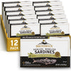 Brunswick Wild Caught Skinless And Boneless Sardines, Served In Olive Oil, 4.4 Ounce (Pack Of 12)