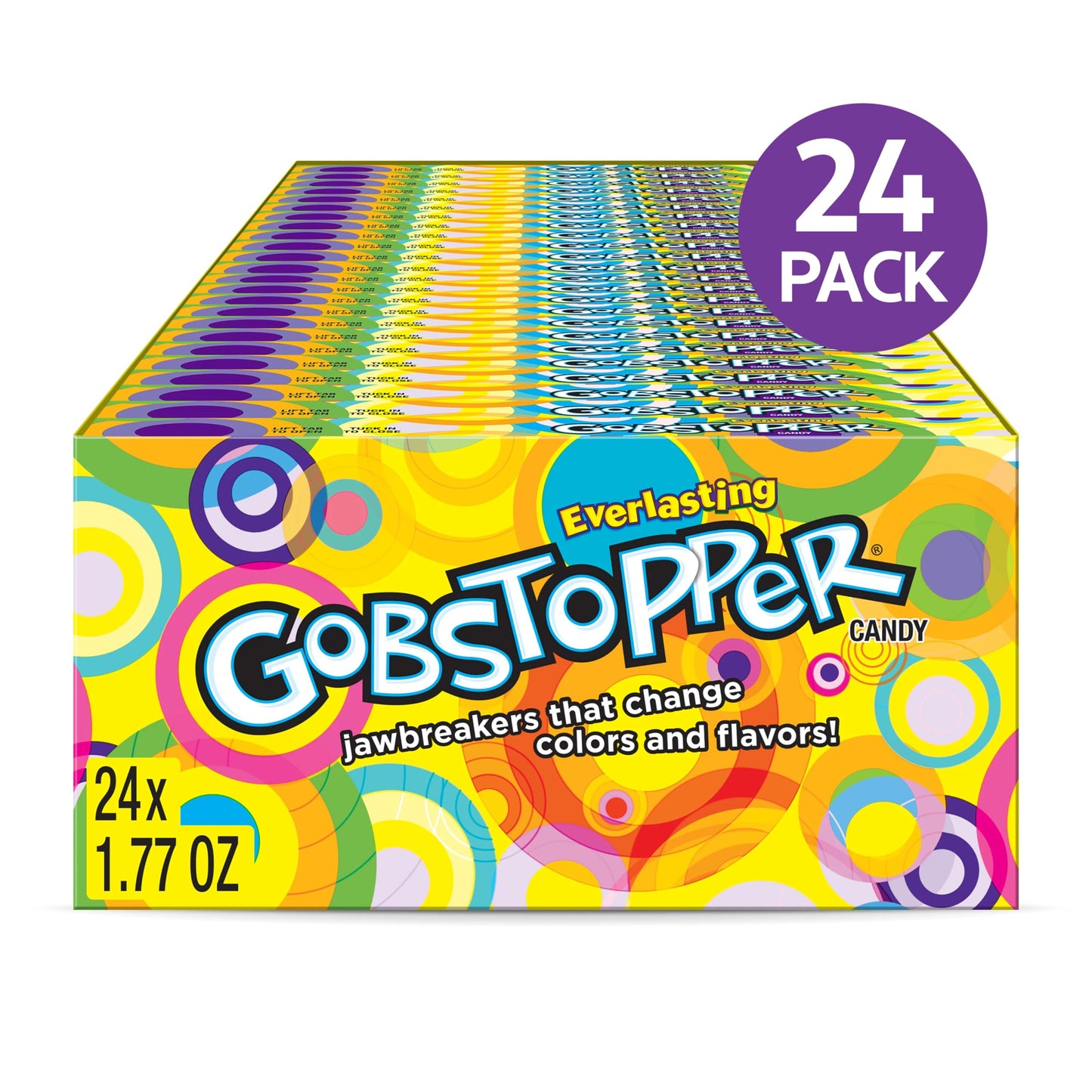 gobstoppers candy Pack of 24 Fruit 42.48 Ounce 1.77 Ounce (Pack of 24)