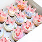 48 Pcs Edible Butterfly Cupcake Toppers - Wafer Paper For Cake Decorating - Pink Butterfly Theme Baby Shower, Wedding, Birthday