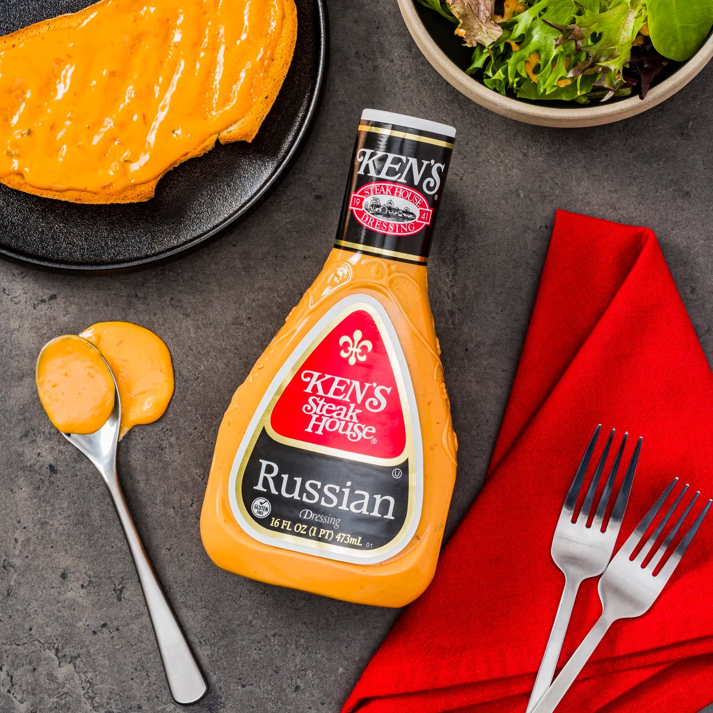 Ken'S Steak House Russian Dressing (16 Ounce, Pack Of 4)