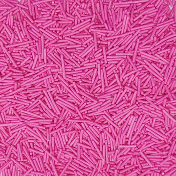Pink Jimmy Sprinkles Edible Mix Size Jimmies Cake Decorations Soft Jimmies For Topping Ice Cream, Cookies, Cakes, Wedding Party,