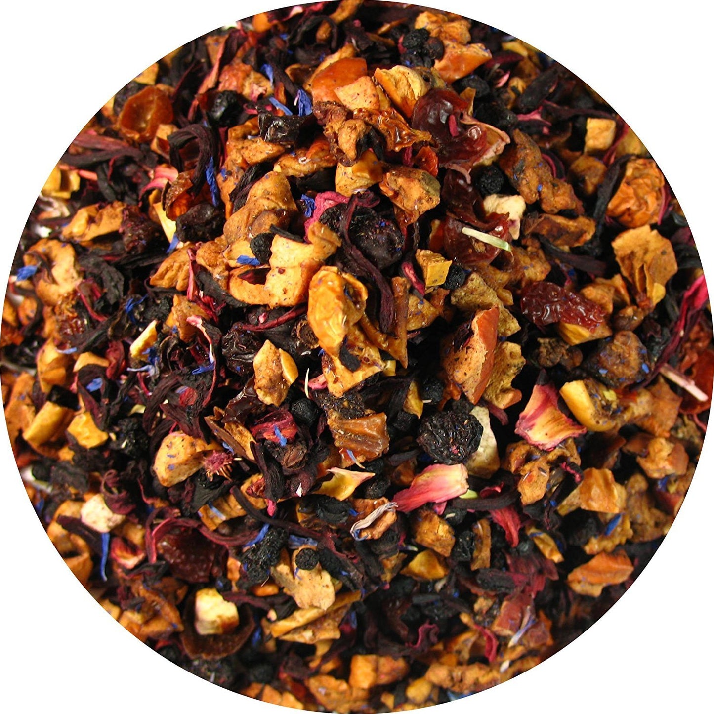 Greenhilltea Yummy Fruit Tea - Caffeine-Free Dried Fruits & Herbs, 3.5 Oz Bag