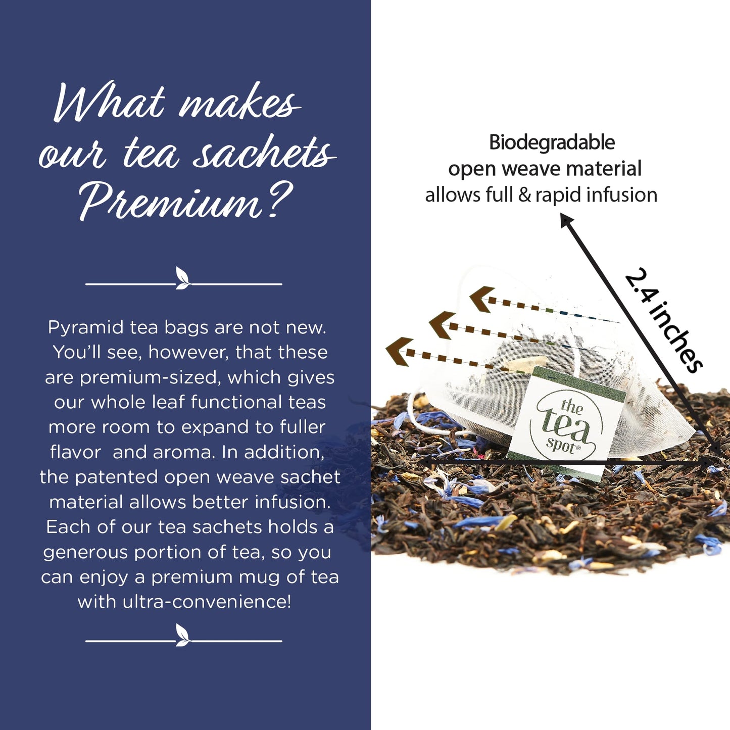The Tea Spot Earl Of Grey Black Tea With Citrus For Energy | Blend Of Black Tea, Citrus Root, Mallow Flowers, Bergamot, Citrus A