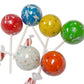 HUGE Jawbreakers On A Stick- Assorted Colors 2.25 Inch - 4 COUNT Rock Hard Candy Rainbow Candy