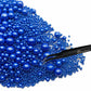 Royal Blue Edible Pearls For Cake Decorating 5.1 Oz | Royal Blue Cake Pearls | Edible Sugar Pearls | Edible Cake Decorations | R