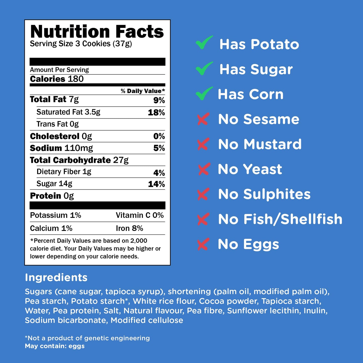 Kinnikinnick - Kinnitoos Chocolate Sandwich Cream Cookies - Gluten Free, Allergy Friendly Vegan Cookies - 8 Oz. Boxes - 6 Pack