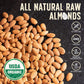 Burroughs Family Farms Organic Raw Almonds 25 lb - Regenerative, Gluten-Free, Non-GMO, Vegan, Keto-Friendly, High Antioxidants