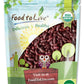 Food to Live Organic Dark Red Kidney Beans, 1 Pound - Non-GMO, Kosher, Raw, Sproutable, Vegan