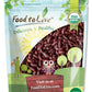 Food to Live Organic Dark Red Kidney Beans, 3 Pounds – Non-GMO, Kosher, Raw, Sproutable, Vegan