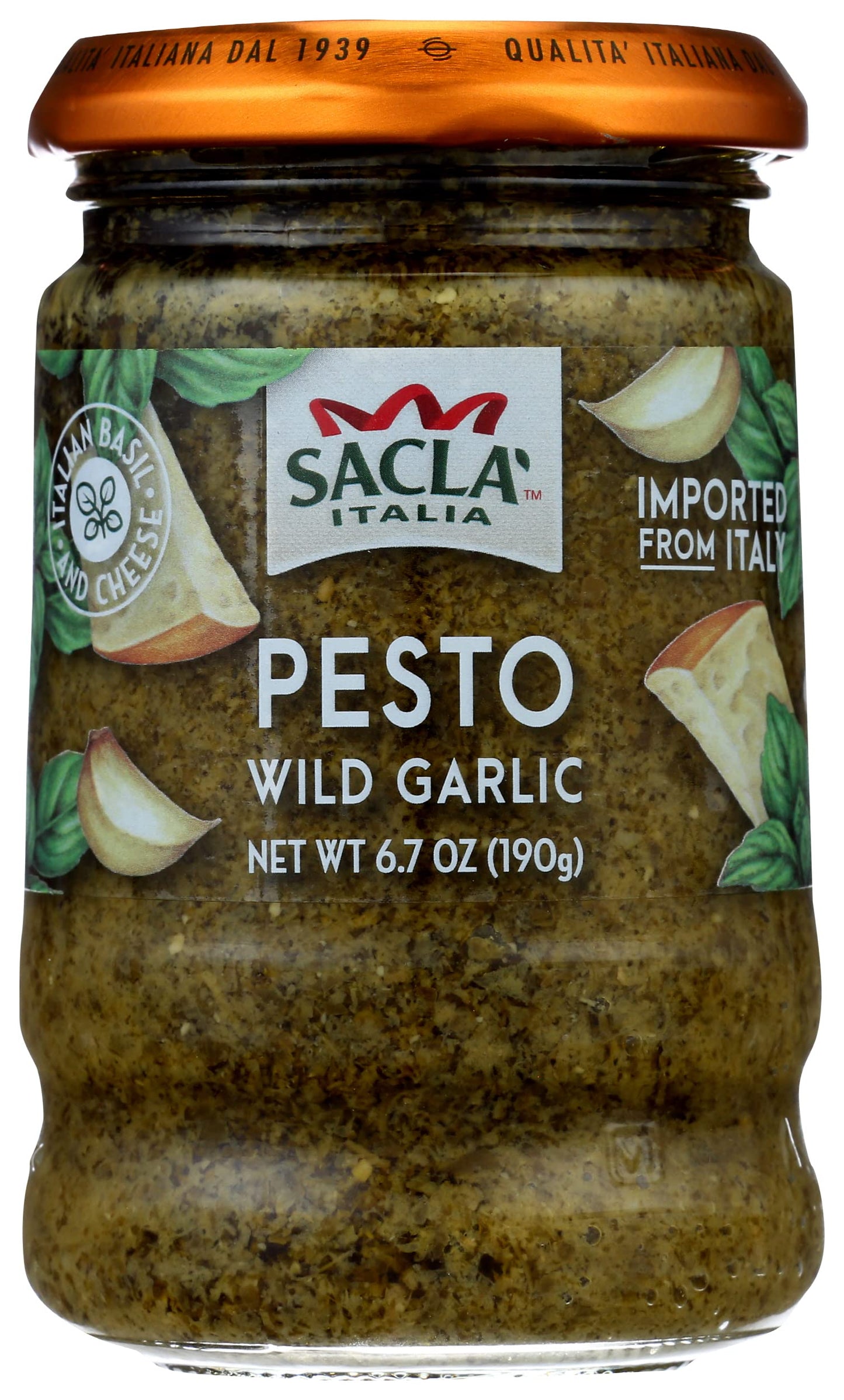Sacla Wild Garlic Pesto 6.7 Oz