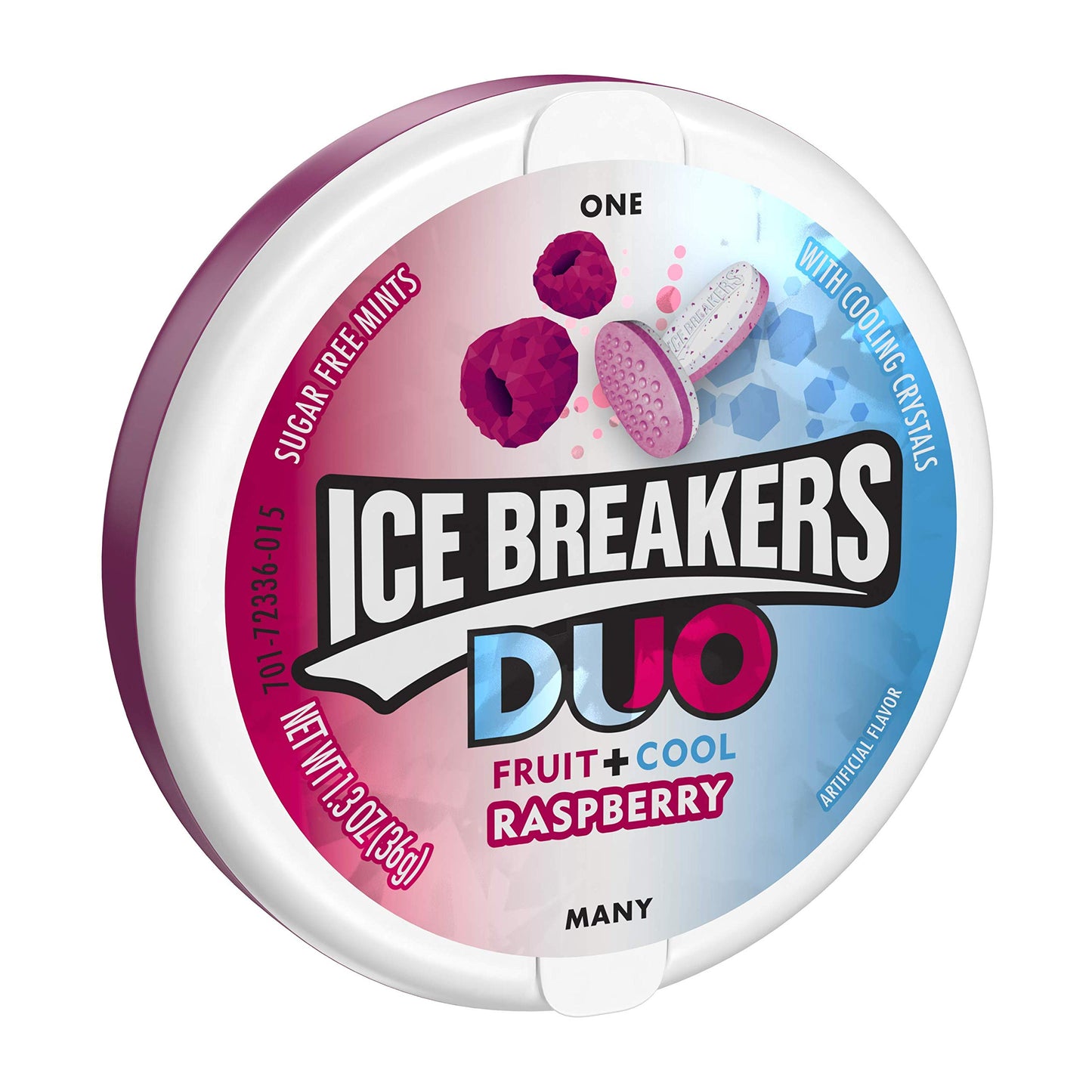 ICE BREAKERS Duo Fruit Plus Cool Raspberry Sugar Free Mints Tins (8 Count) and ICE BREAKERS Wintergreen Sugar Free Breath Mints