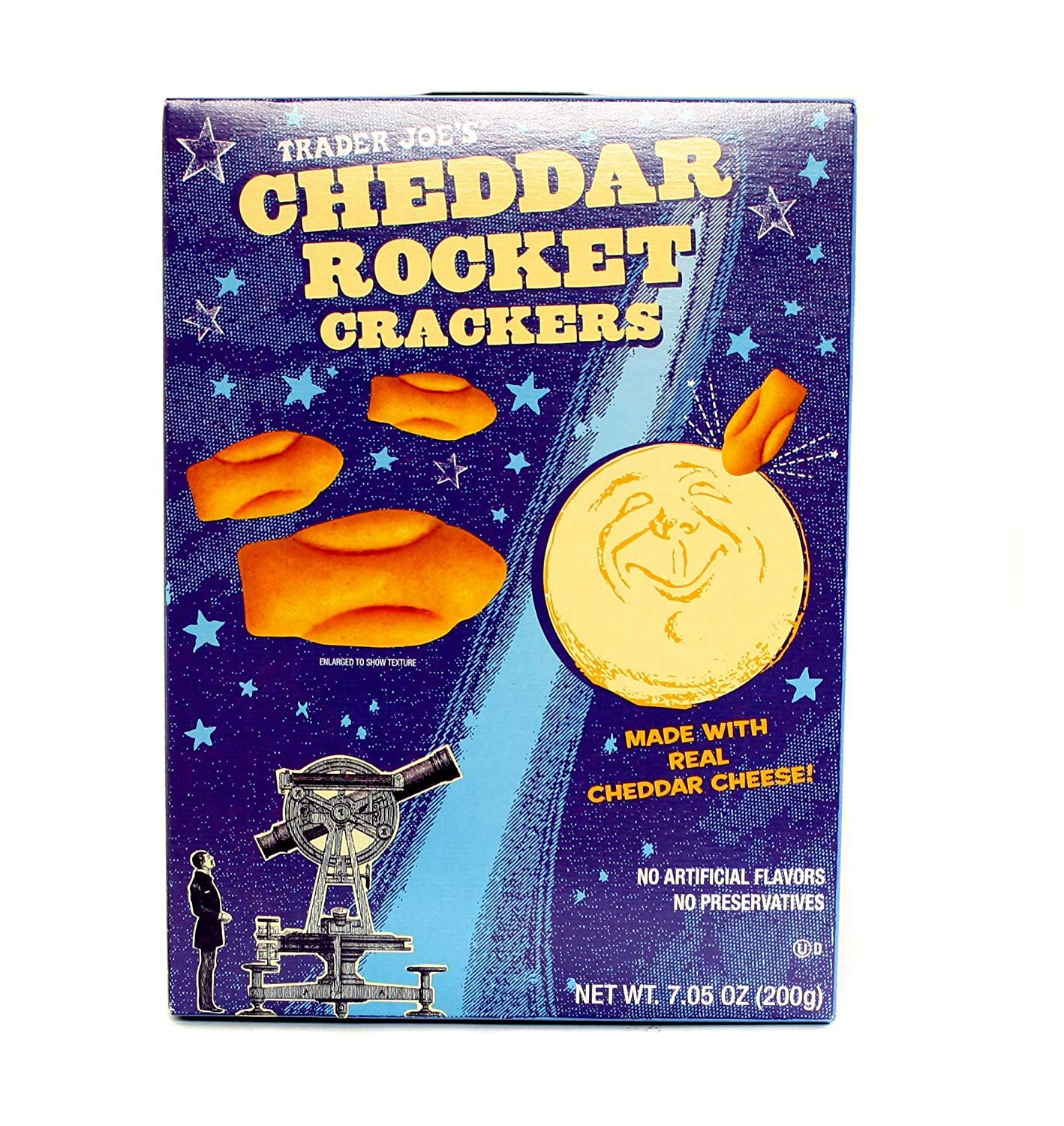 Trader Joes Cheddar Rocket Crackers 7.05 oz