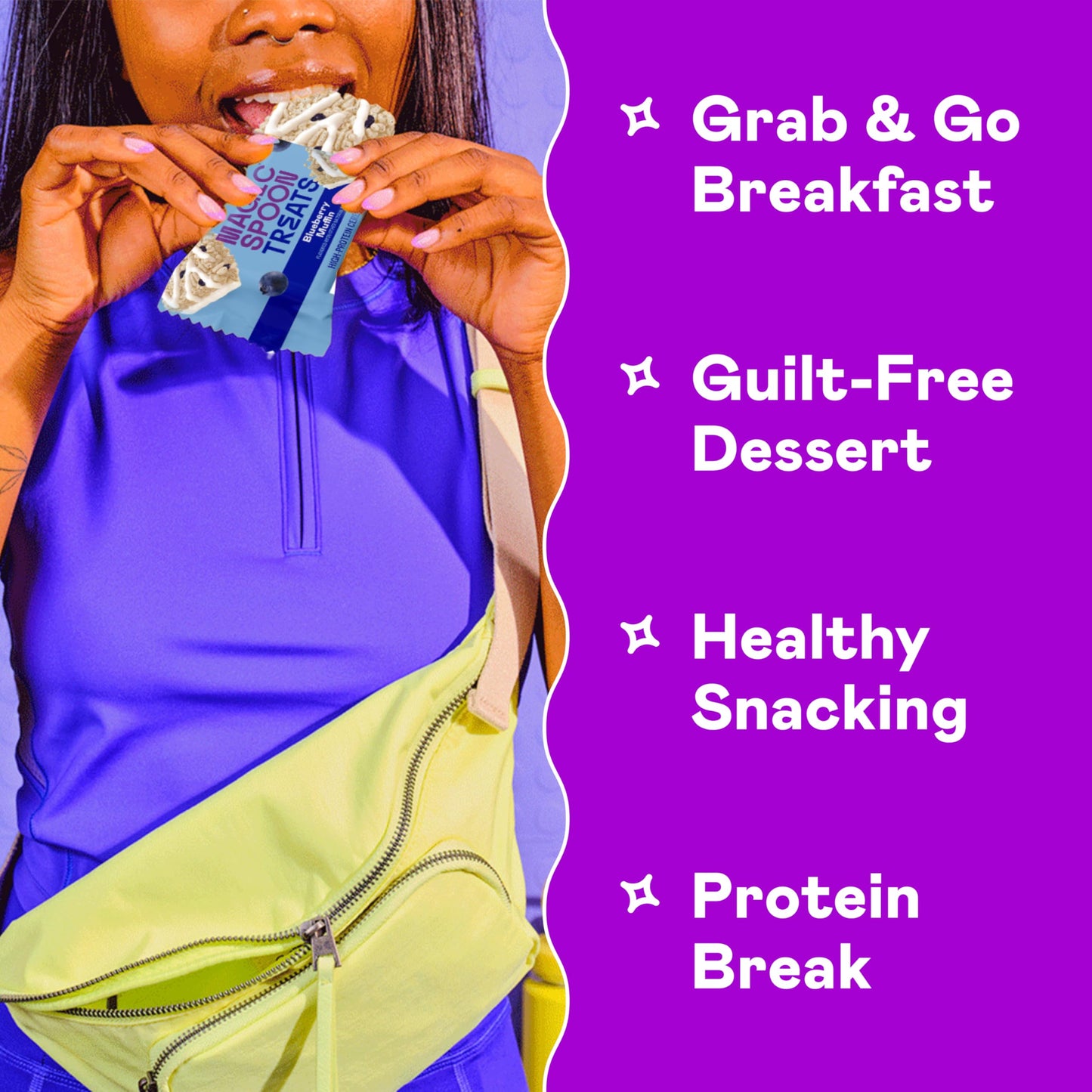 Magic Spoon Keto Protein Bars - High Protein, Low Carb, Gluten Free - 4 Pack (8 Blueberry Muffin, 8 Double Chocolate)