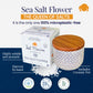 SAL MARINA Sea Salt Flower - Unrefined Kosher Salt, 11oz Container, 100% Natural, Vegan, Gluten Free, Organic Seasoning