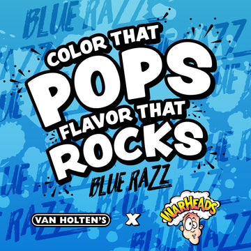Van Holten'S Pickles - Jumbo Warheads Blue Raspberry Pickle-In-A-Pouch - 12 Pack
