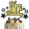 Happy 40th Birthday Cake Topper 40 Birthday Cake Decorations, Happy 40th Birthday Anniversary Party Cake Decorations for Men Wom