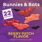 Annie'S Organic Bunnies And Bats Fruit Flavored Snacks, Berry Patch, Value Pack, 15.4 Oz (22 Pouches)