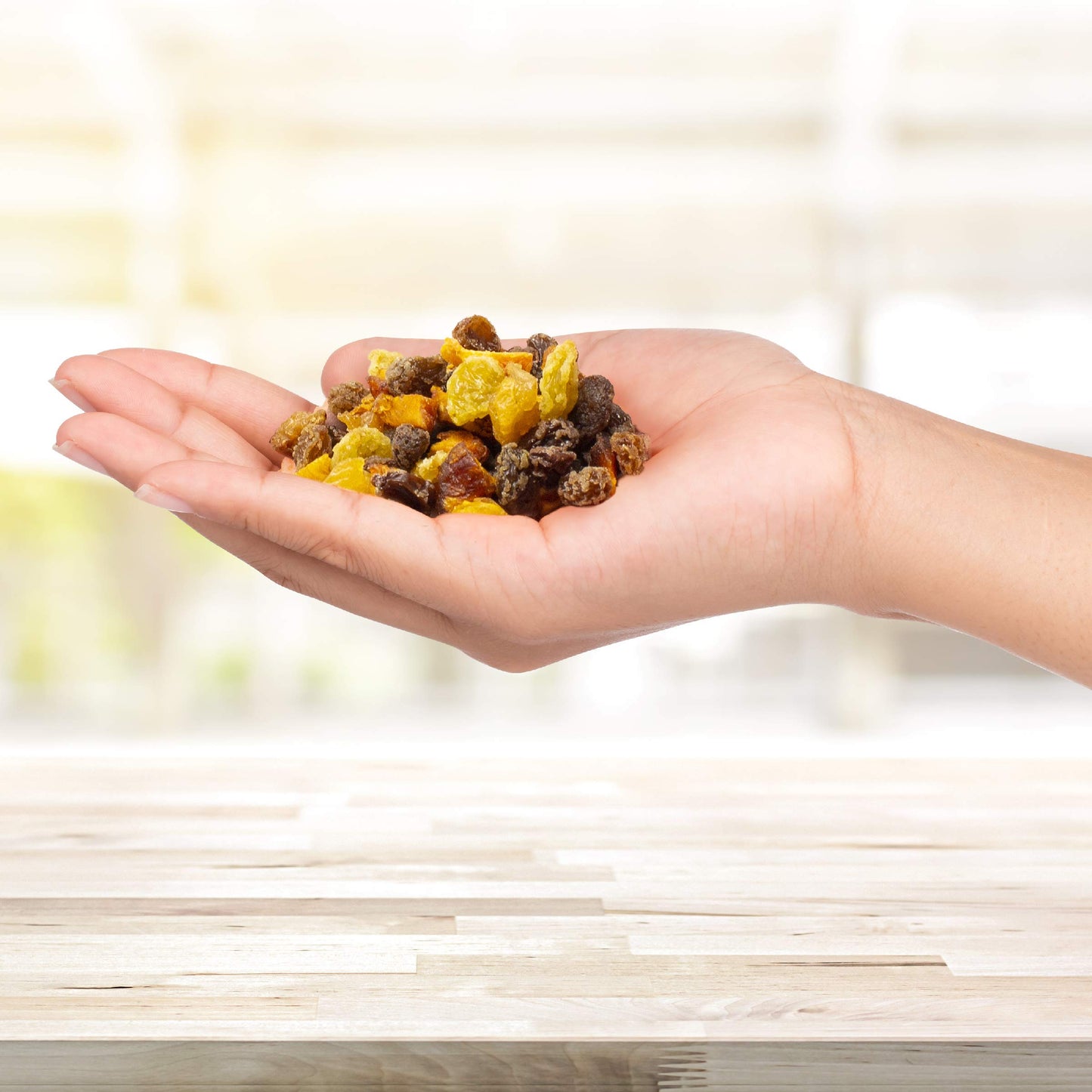 Traina Home Grown Sun Dried Bakers Fruit Medley - Diced Peaches, Cranberries, Apricots, Pears, Nectarines, and Raisins - Non GMO