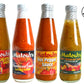 Matouks Calypso Flambeau West Indian and Hot Pepper Sauce 10 Ounce Variety Pack of 4 with Keychain Bottle Opener in Sealed O Th