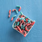 Trolli Sour Brite Crawlers Candy, Very Berry Flavored Sour Gummy Worms, 7.2 Ounce (Pack of 4)