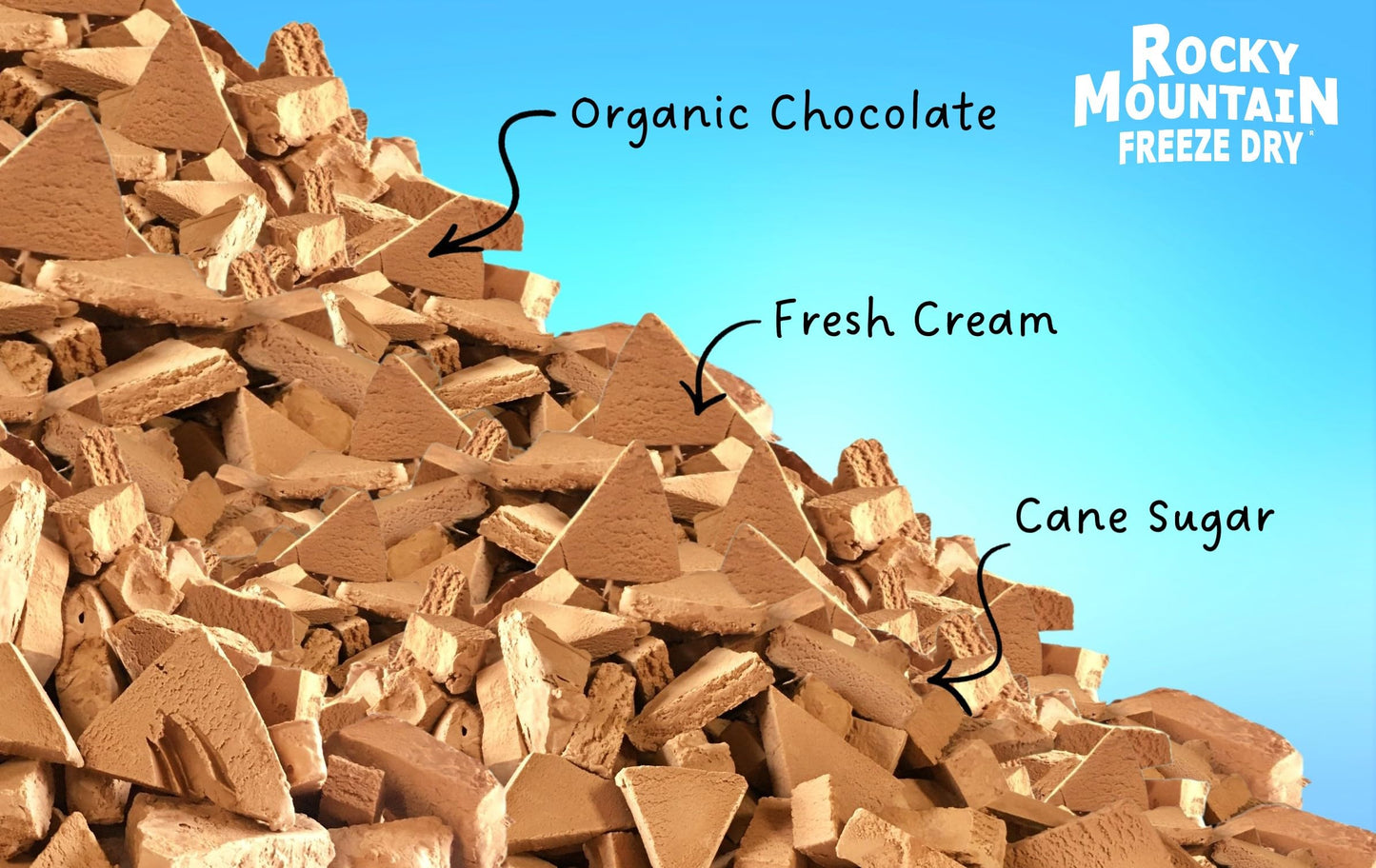 Rocky Mountain Freeze Dry Freeze Dried Chocolate Ice Cream Treat – 1 OZ