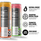 Cellucor C4 Smart Energy Drinks Variety Pack, Sugar Free, 12 Fl Oz, 4 Tropical Flavors, Pack of 12