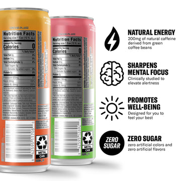 Cellucor C4 Smart Energy Drinks Variety Pack, Sugar Free, 12 Fl Oz, 4 Tropical Flavors, Pack of 12