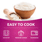 Khazana Authentic Smoked Basmati Rice - Aromatic, Non-GMO, Gluten Free - 2 lb Resealable Bag