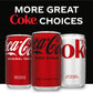 Coke Zero Diet Soda, 10 Pack, 7.5 Fl Oz Cans, Sugar-Free, Refreshing Soft Drink