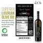 ROI Ligurian Italian Extra Virgin Olive Oil - First Cold Pressed EVOO Cultivar Ogliarola-Taggiasca Ligurian Olives - Polyphenol