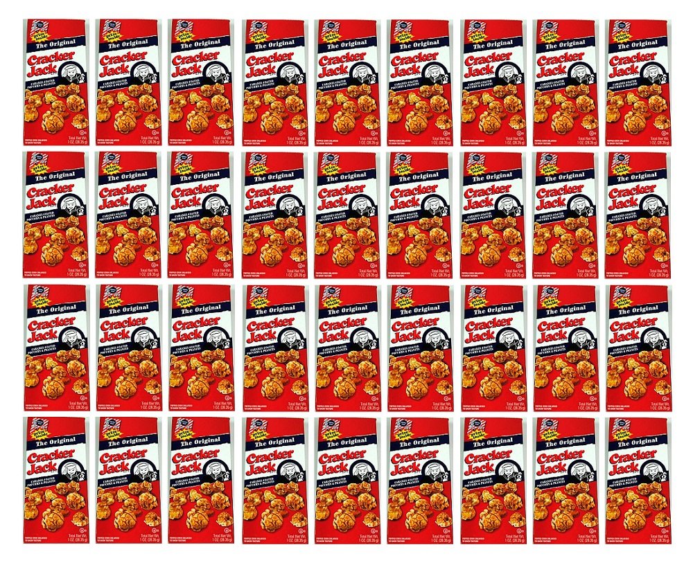 Cracker Jack Caramel Coated Popcorn & Peanuts: 36 Packs Of 1 Oz - Dt