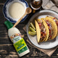 Walden Farms Street Taco Sauce Lime Crema - Calorie-Free, Gluten-Free, Low Carb, Keto-Friendly, Sugar-Free, Tangy Lime Crema Fla