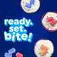 Airheads Candy Soft Filled Bites, Assorted Flavors, 6oz Bag, Pack of 12 Bags, Non Melting