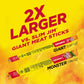 Slim Jim Smoked Meat Sticks, Original Flavor, High Protein, 1.94 oz (18 Count)