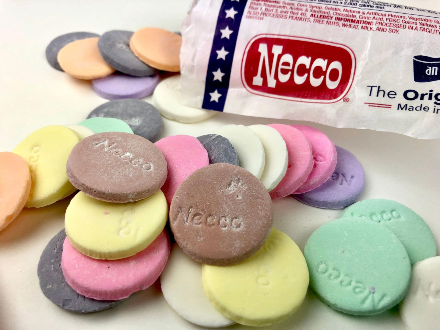 Necco The Original Wafer Candy, Enjoy all of the Different Flavors to yourself or Share with Someone, Timeless Classic Everyone