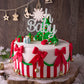 Gyufise 1 Pack Oh Baby Snowflake Cake Topper Winter Baby Shower Boy Girl Silver Pink Glittery Decorations For Wonderland Christm