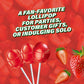 Colombina Bon Bon Bum Lollipops W/Bubble Gum Center, Strawberry Flavor, Individually Wrapped, Ideal For Party Favors And Gifts, 1 Pack (24 Count)