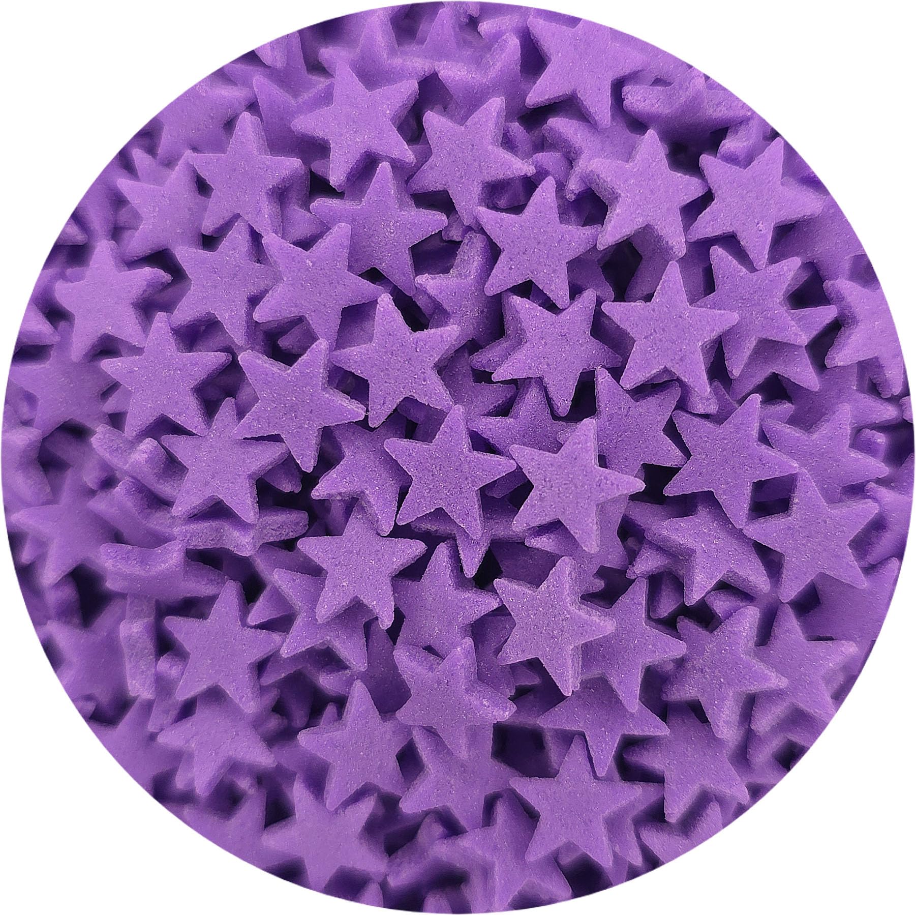 NCS Purple Star Edible Sprinkles, 8 ounces - Great for Cupcakes, Cookies, Cakes, Cakes Pops